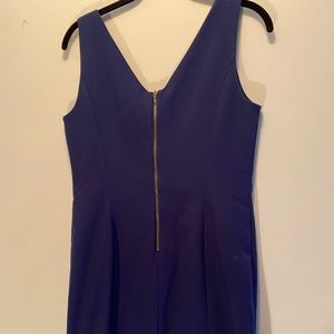Little purple zip up dress